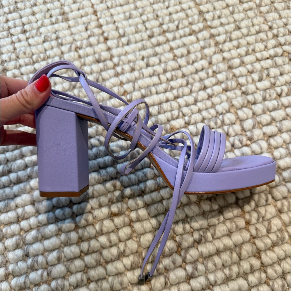 Schutz Purple Glenna Platform